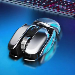 AeroClick – Wireless Ergonomic Metal Mouse