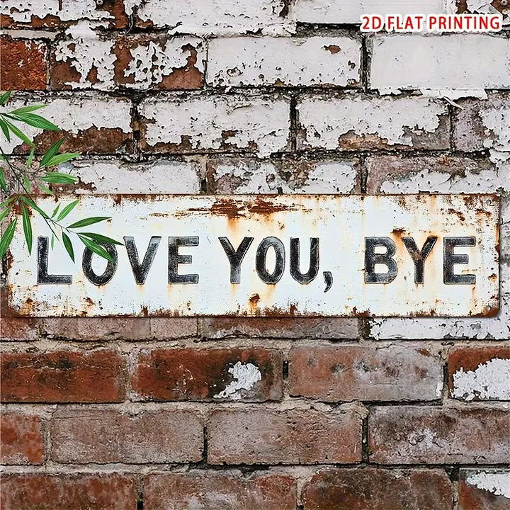 HeartFarewell – Vintage Metal Wall Sign