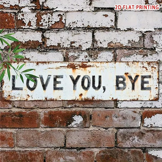 HeartFarewell – Vintage Metal Wall Sign