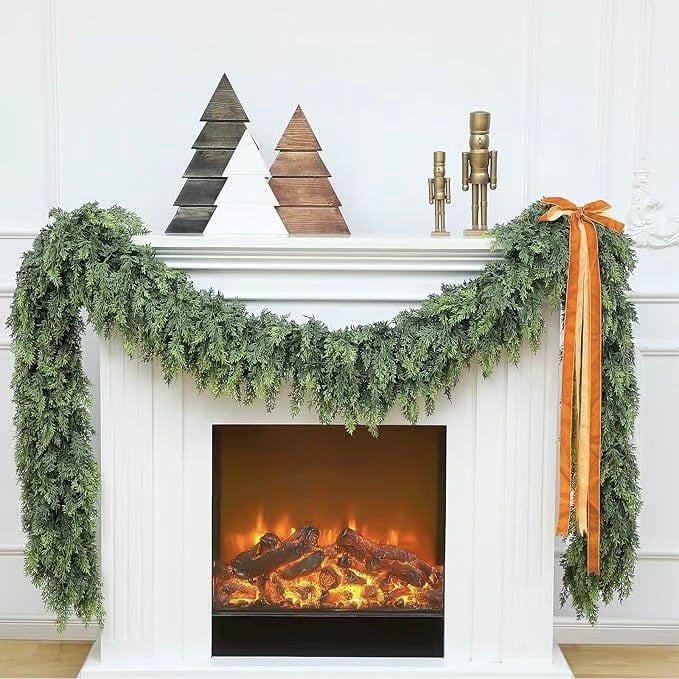 PineAura | Cozy Christmas Cypress Garland