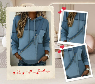 UrbanHue - Color-Blocked Hoodie