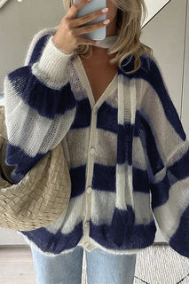 VibeLayer - Y2K Stripe Sweater
