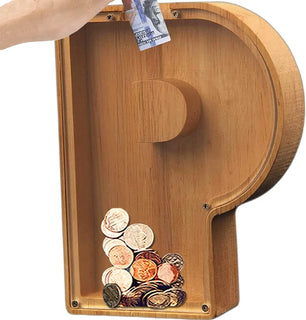 SmoothSaver - Handcrafted Wooden Piggy Bank