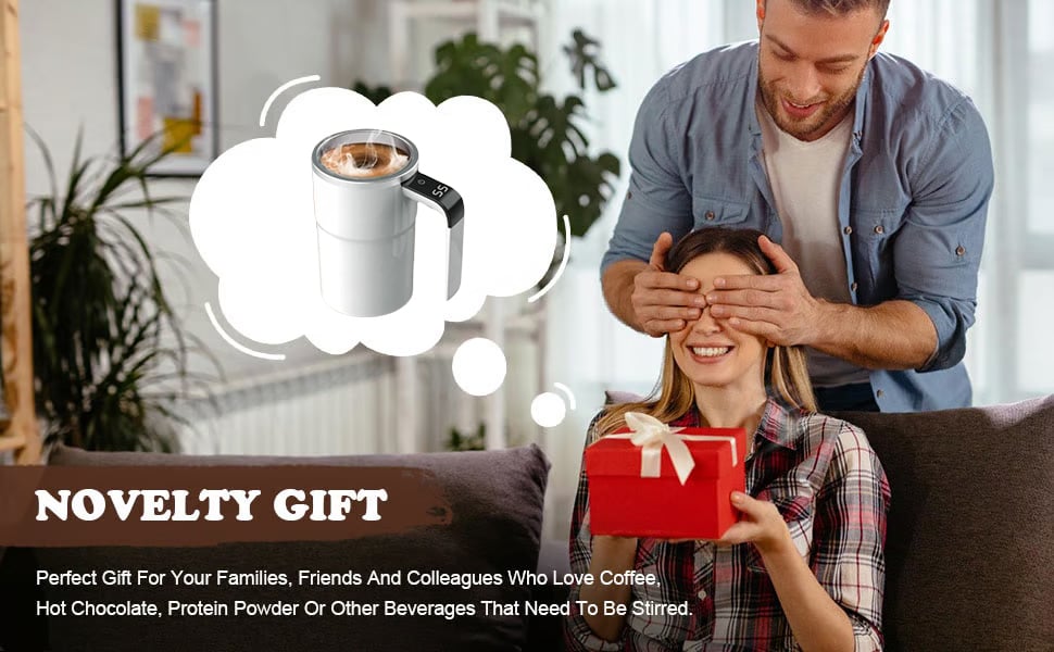 WhirlSip - Self-Stirring Mug with Smart Temperature Control