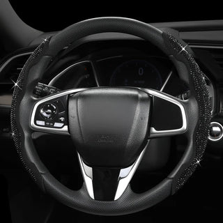 LuxiDrive – Crystal Studded Steering Wheel Cover