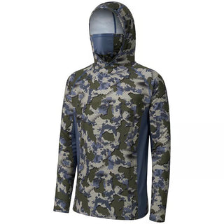 SunGuardPro - UPF 50+ Camo Hunting & Fishing Hoodie with Mask