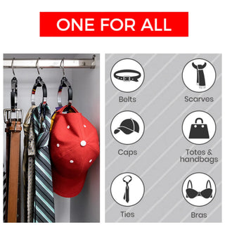 SpaceSaver – Versatile Multipurpose Closet Hanger