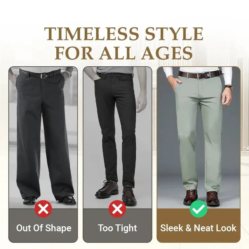 FlexTailor – Men’s High Stretch Straight Fit Pants