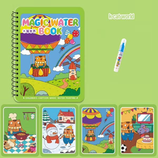 ColorSplash – Reusable Magic Water Book