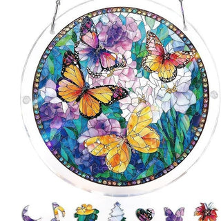 EmeraldFlame –  Acrylic 80 Pcs Suncatcher Puzzle