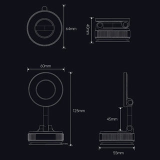 360Mag - Rotatable Magnetic Phone Holder - Effortless Hands-Free Use