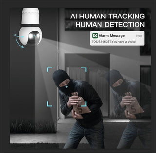 BrightWatch – 4MP Wireless Light Bulb Camera