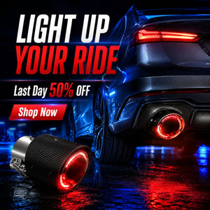 TurboFlare – Premium Carbon Fiber LED Exhaust Pipe