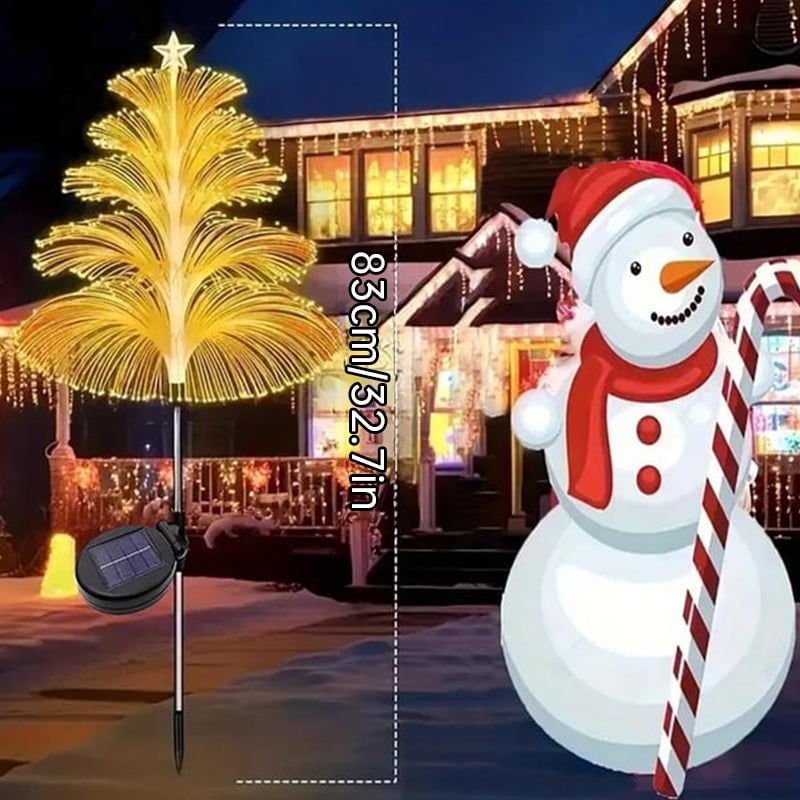 FestiveBeam – Seven-Color Gradient Solar Tree Light