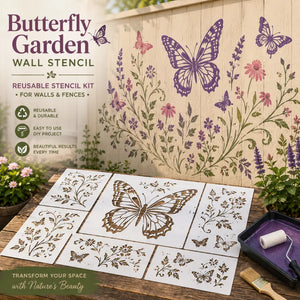 GardenCraft – Reusable Decorative Garden Wall Stencil