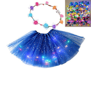 GlowTwirl – Light-Up Star Mesh Princess Tutu
