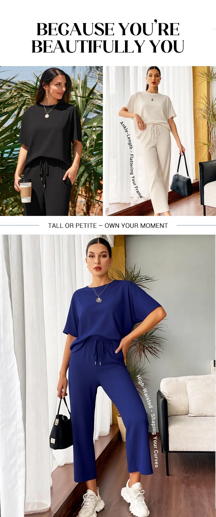 SunnyDrape - Comfortable Two-Piece Look