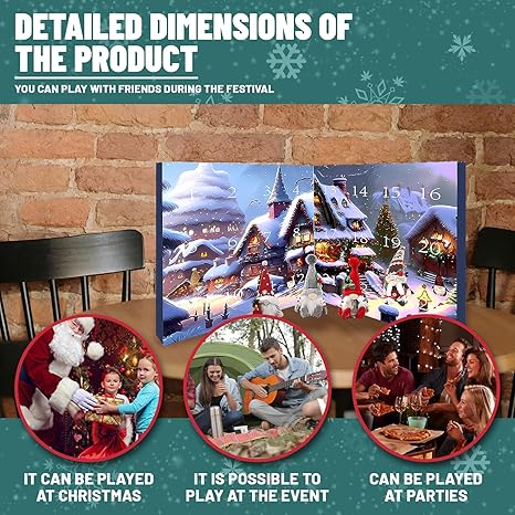 Gleemora | Gnome Countdown Calendar | Magical Holiday Cheer