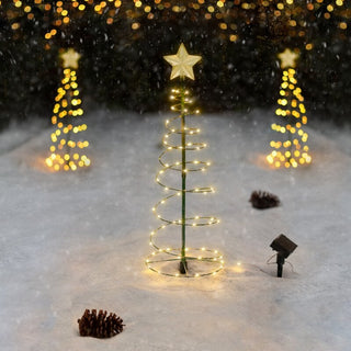 Solar LED Christmas Tree Lights marnetic