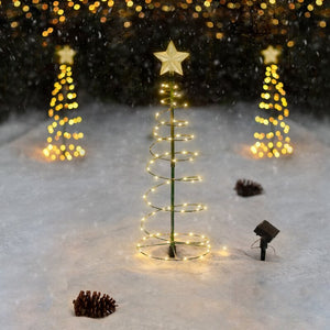 Solar LED Christmas Tree Lights marnetic