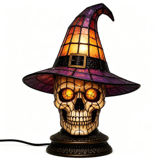 WitchGlow – Vintage Tiffany Style Cat Night Lamp