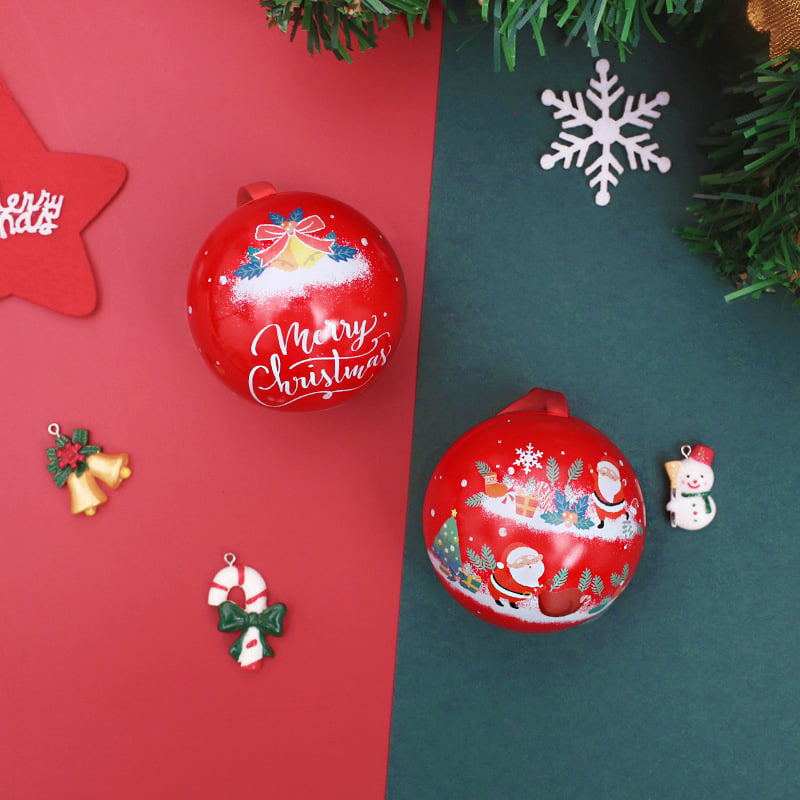Festive Candy Jar Ball | Tree & Gift Ornament