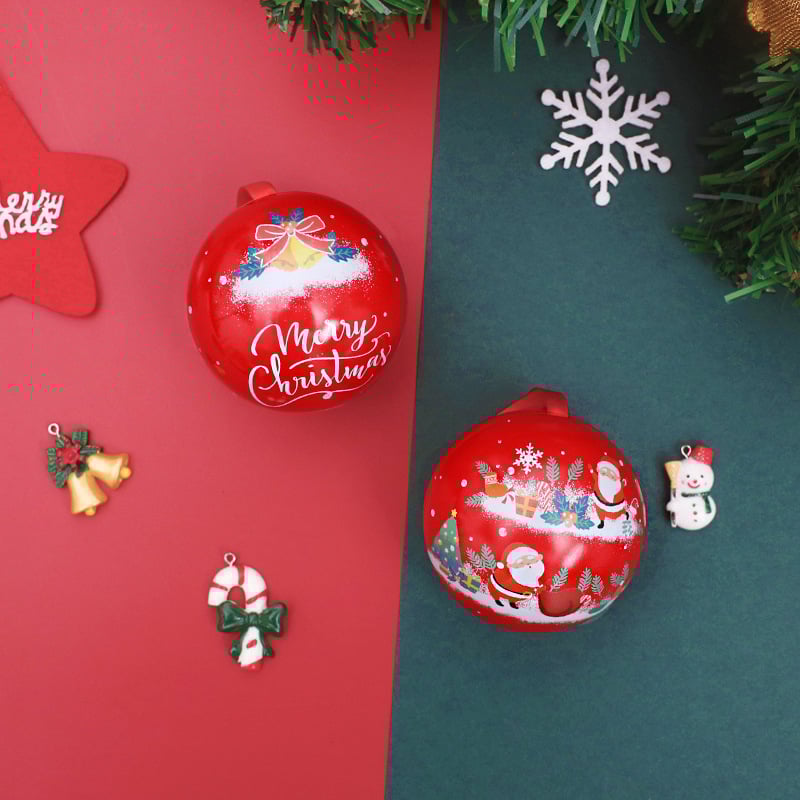 Festive Candy Jar Ball | Tree & Gift Ornament