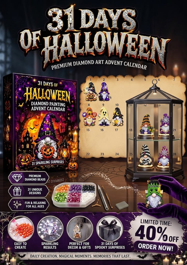 SpookySpark – Halloween Diamond Art Surprise Calendar
