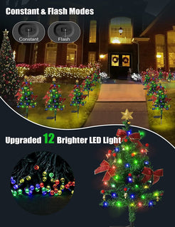 MerryGlow - Waterproof Solar Christmas Tree Lights