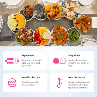 SpinServe – Rotating Dining Table Rack