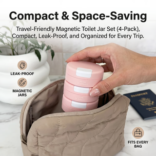 CarryCore – Leakproof Magnetic Toiletry Container Set