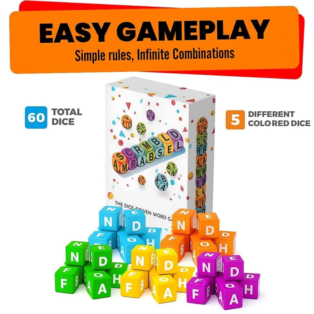 Dice Word Game - Brain Exercise Game