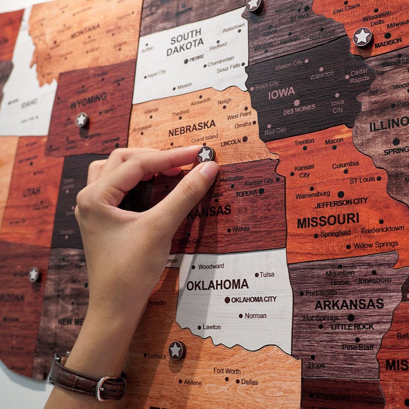 MapMakers – Custom United States Wooden Puzzle