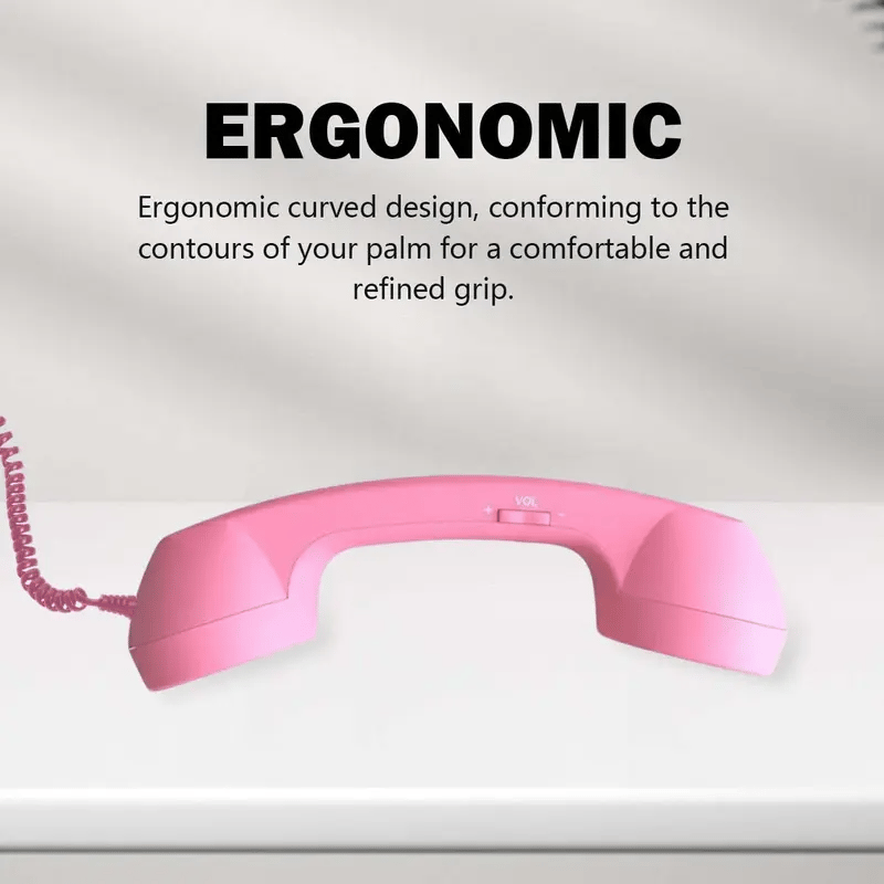 VintageTalk - Wired Retro Phone Handset