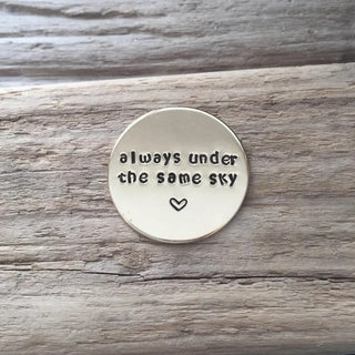 HeartCarry – Handcrafted Pewter Pocket Token