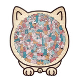 PurrMuse – Artistic Morandi Cat Puzzle