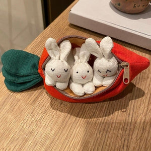 BunnyPeek – Hide & Seek Carrot Pouch