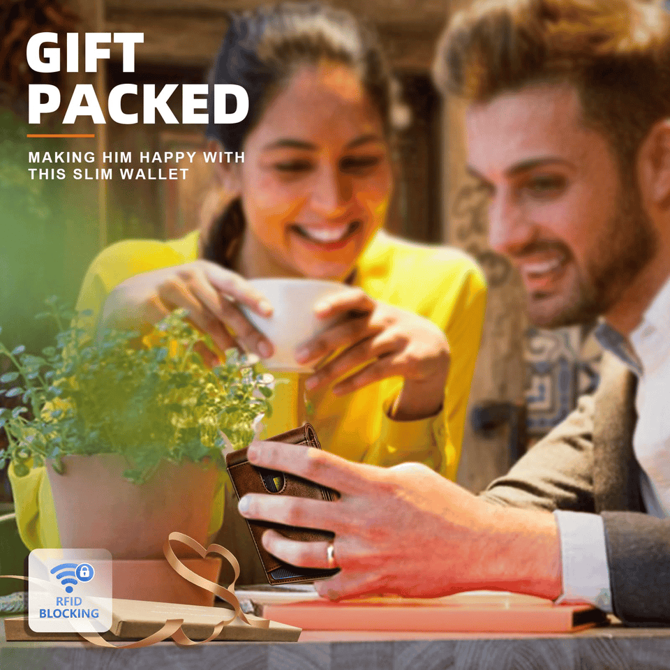 SlimGuard – Leather Front Pocket Card Holder