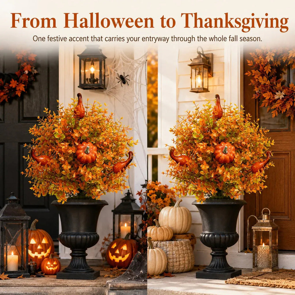 💥Limited stock for current seasonal styles 60% OFF-🍂 Artificial Fall Pumpkin Tree Stakes