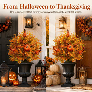 💥Limited stock for current seasonal styles 60% OFF-🍂 Artificial Fall Pumpkin Tree Stakes