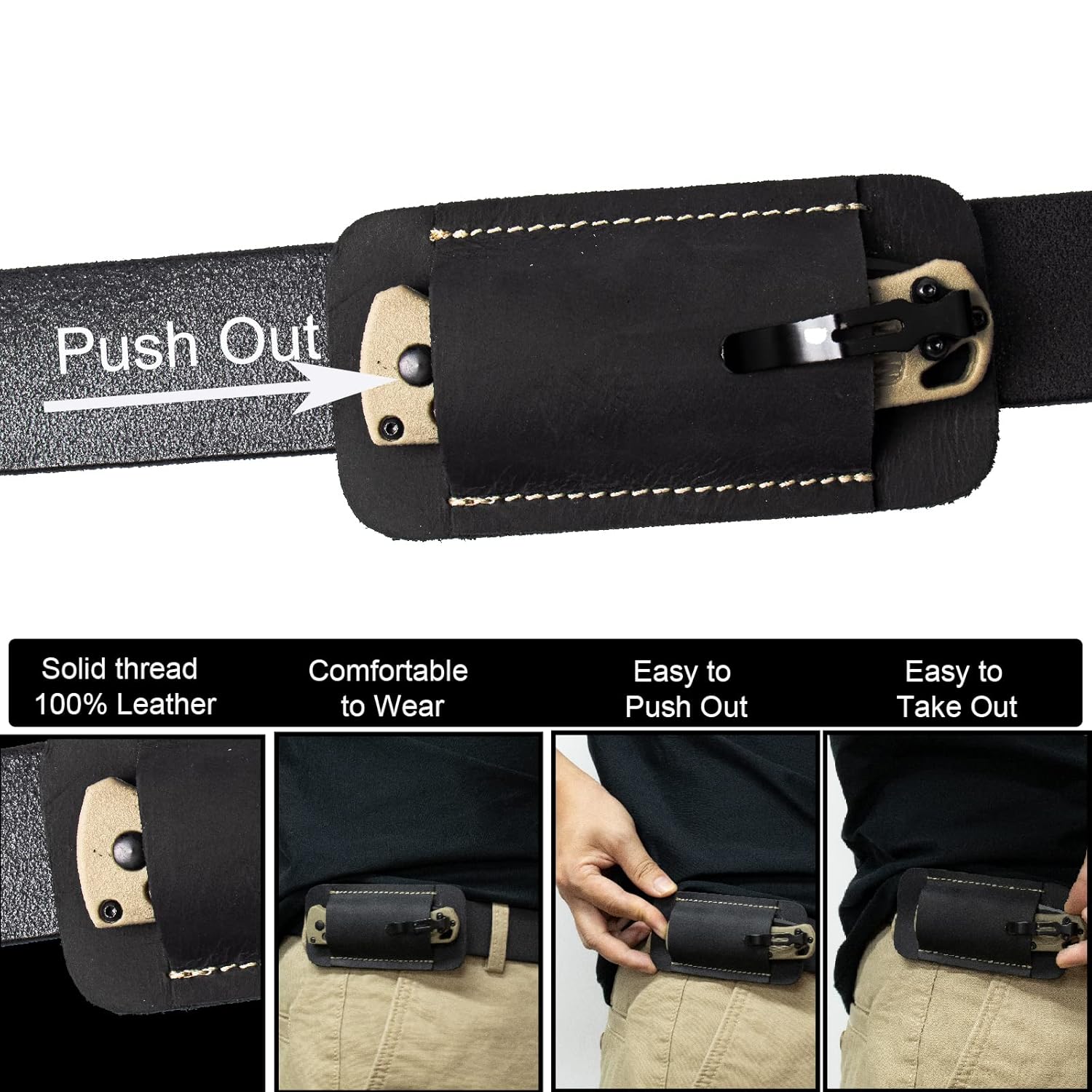 UrbanBlade - Minimalist Leather EDC Sheath