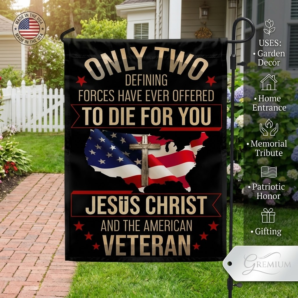 HonorWave – Premium Veteran Tribute Garden Flag