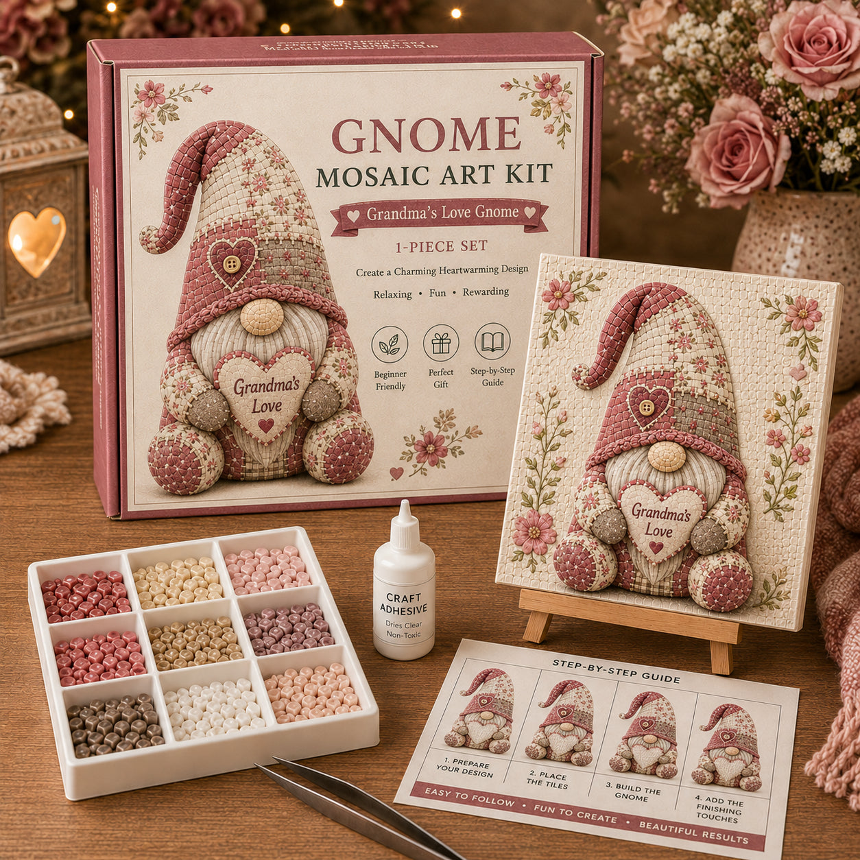 GnomeGlow – Handmade Mosaic Art Kit