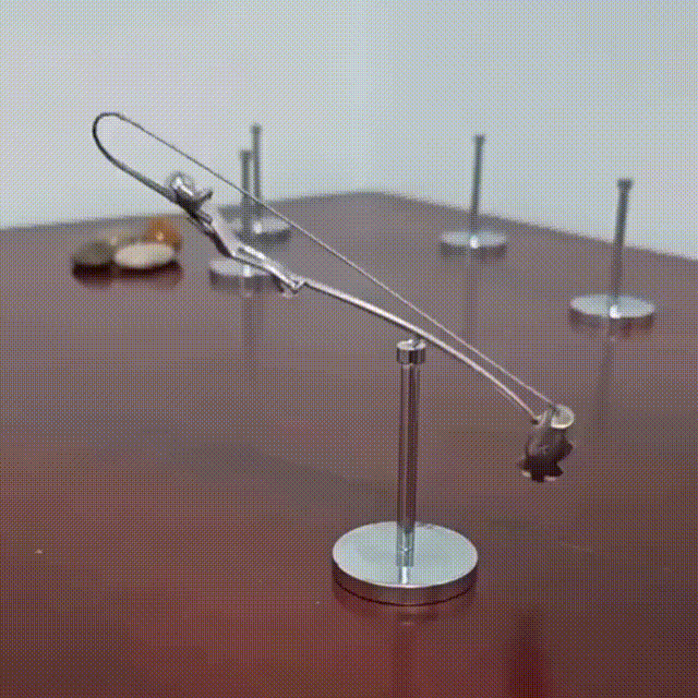 🎁Niemals Aufhören 🎣 Fischer-Balance-Skulptur