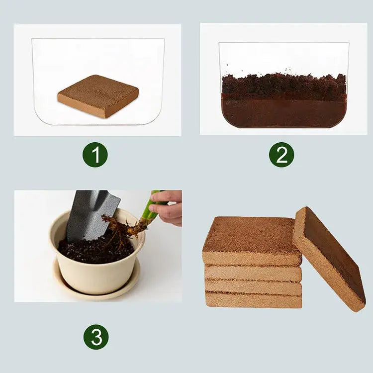 CocoBrick™ - Organic Coconut Coir for Plants marnetic