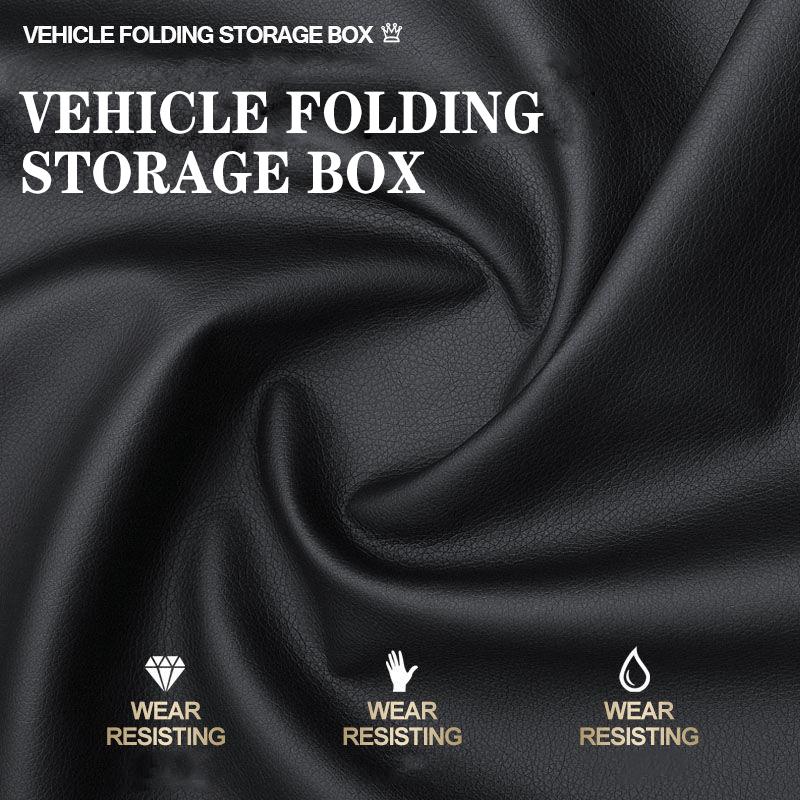AutoNest - Elegant Leather Trunk Organization System