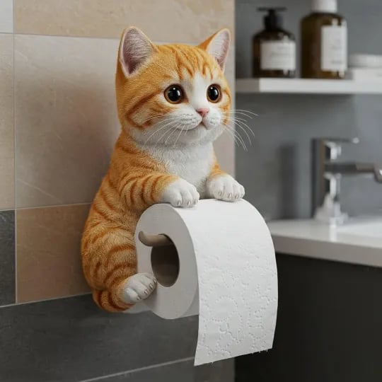 KittyHug - Fun 3D Cat Paper Holder