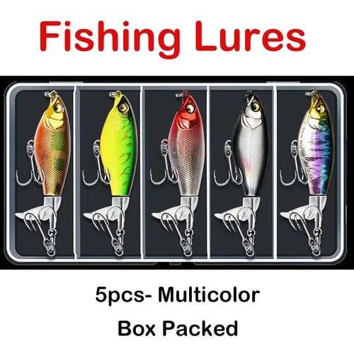 BassStrike – 5PCS Topwater Floating Fishing Lures
