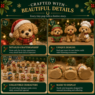 MerryPup – Festive Teddy Dog Advent Calendar