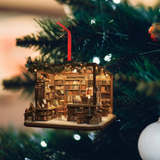 BookBliss - Elegant Unique Christmas Ornament